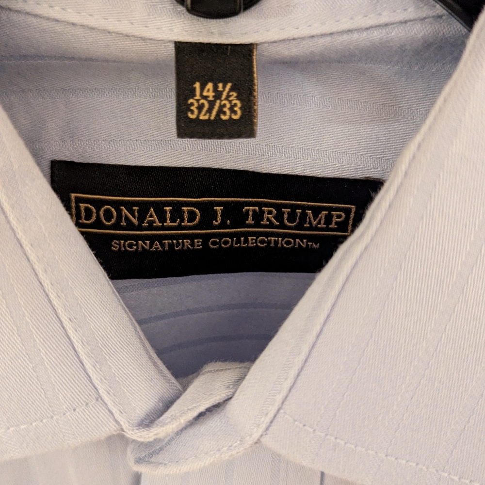 Donald J. Trump Signature Collection Light Blue Dress Shirt